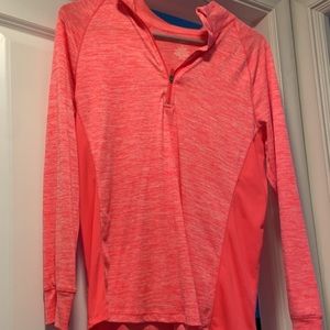Activewear pink quarter zip. Good for working out/activities. In good condition!